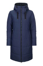 Elkline Winter-Steppmantel Comfort (warm wattiert, bequem) dunkelblau Damen