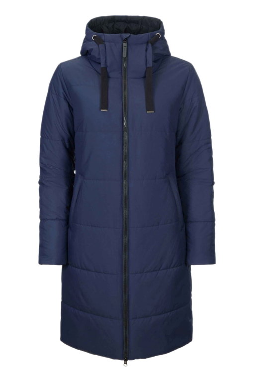 Elkline Winter-Steppmantel Comfort (warm wattiert, bequem) dunkelblau Damen