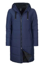 Elkline Winter-Steppmantel Comfort (warm wattiert, bequem) dunkelblau Damen