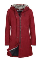 Elkline Wintermantel Apres Ski (winddicht, wasserdicht) rot melange Damen