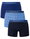 Emporio Armani Underwear Boxer Shorts Stretch Cotton blue/dark blue patterned Men's - 3 pieces