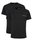 Emporio Armani Shirt V-Ausschnitt Stretch (95% Baumwolle) Unterwäsche schwarz Herren - 2er Pack