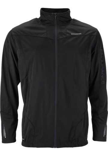 Endurance Fahrrad-Regenjacke Cluson Membrane (wasserdicht) schwarz Herren