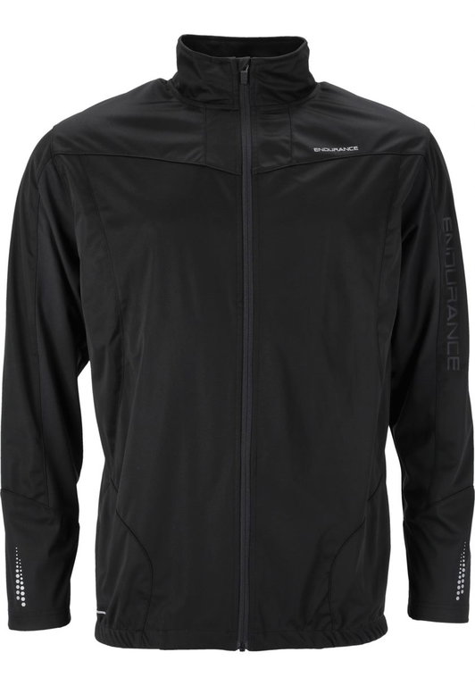 Endurance Fahrrad-Regenjacke Cluson Membrane (wasserdicht) schwarz Herren