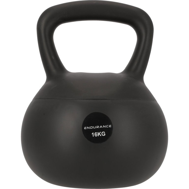 Endurance Ball Dumbbell Silicone Kettlebell black 16kg - 1 piece -