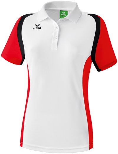 Erima Tennis-Polo Razor 2.0 weiss/rot Damen