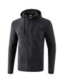 Erima Fleecejacke schwarz/melange Herren