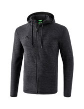 Erima Fleecejacke schwarz/melange Herren