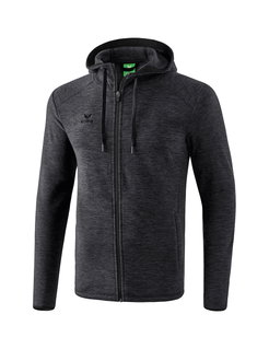 Erima Fleecejacke schwarz/melange Herren