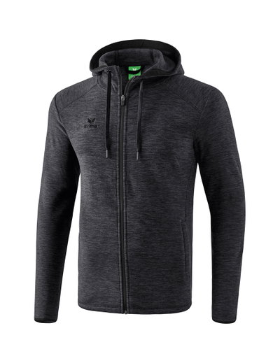 Erima Fleecejacke schwarz/melange Herren