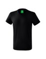 Erima Sport-Tshirt Basic Style (100% Baumwolle, V-Ausschnitt) schwarz Herren
