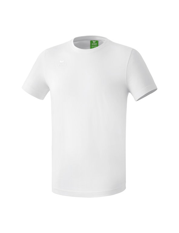 Erima Sport-Tshirt Basic Teamsport (100% Baumwolle) weiss Herren
