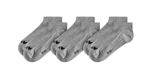 Erima Sportsocke Sneaker grau - 3 Paar