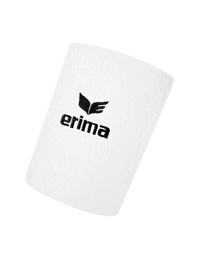 Erima Sweatband Wrist white - 2 pieces