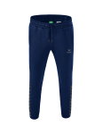 Erima Jogginghose Essential Team Sweathose (weicher Baumwollmix, Reißverschlusstaschen) navyblau/grau Herren