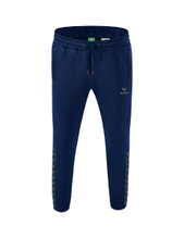 Erima Jogginghose Essential Team Sweathose (weicher Baumwollmix, Reißverschlusstaschen) navyblau/grau Herren