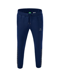 Erima Jogginghose Essential Team Sweathose (weicher Baumwollmix, Reißverschlusstaschen) navyblau/grau Herren