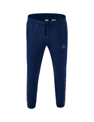 Erima Jogginghose Essential Team Sweathose (weicher Baumwollmix, Reißverschlusstaschen) navyblau/grau Herren