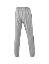 Erima Jogginghose Essential Team Sweathose (weicher Baumwollmix, Reißverschlusstaschen) hellgrau Herren