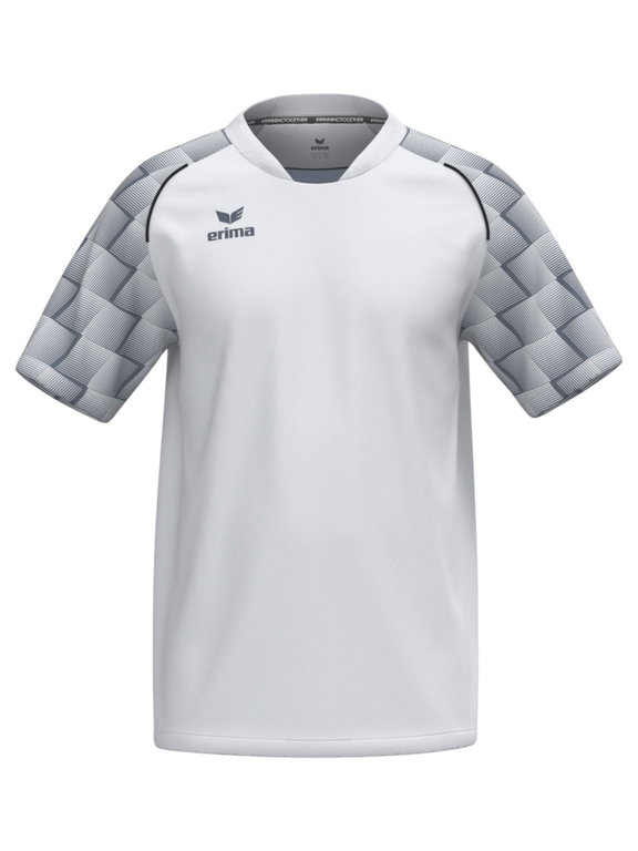 Erima Sport-Tshirt Evo Star Trikot (100% rec. Polyester) weiss/grau Herren