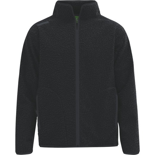Erima Fleecejacke Teamsport (weich, angenehmes Teddy-Fleece) schwarz Herren