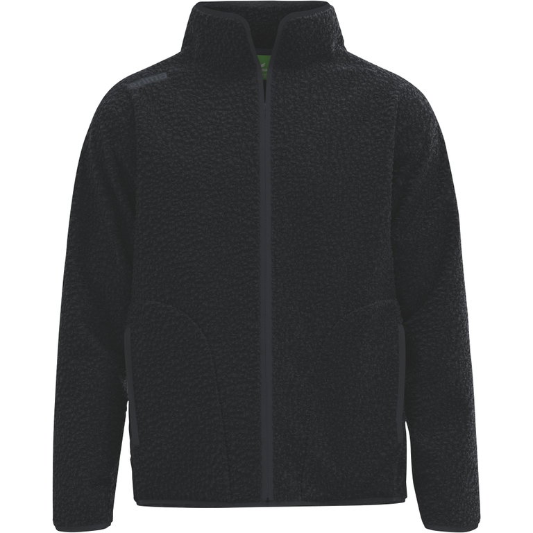 Erima Fleecejacke Teamsport (weich, angenehmes Teddy-Fleece) schwarz Herren