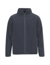 Erima fleece jacket team sport (soft, comfortable teddy fleece) grey men's