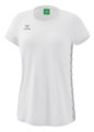 Erima Freizeit-Shirt Essential Team - weicher Baumwollmix, klassischer Schnitt - weiss/grau Damen