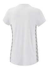 Erima Leisure Shirt Essential Team - soft cotton blend, classic cut - white/grey Women