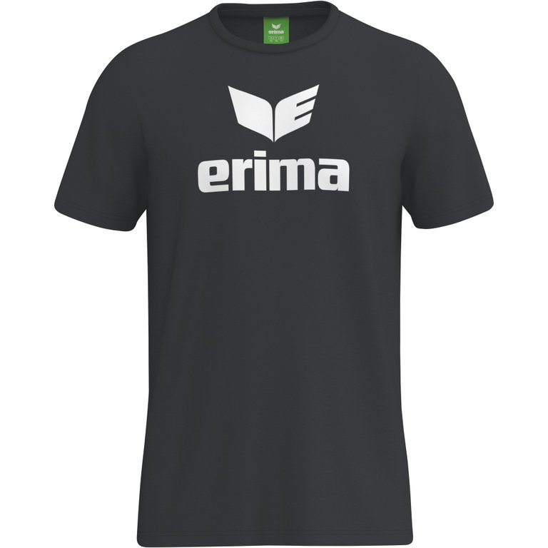 Erima Freizeit-Tshirt Promo (100% Baumwolle) 2026 schwarz Herren