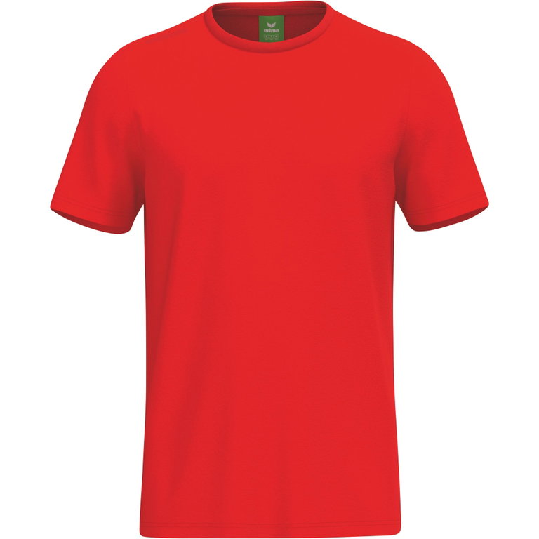 Erima Freizeit-Tshirt Teamsport (100% Baumwolle) rot Herren