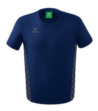 Erima Leisure T-shirt Essential Team - soft cotton blend, classic cut - navy blue/grey Boys