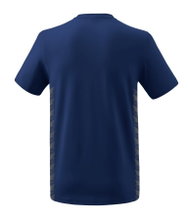 Erima Leisure T-shirt Essential Team - soft cotton blend, classic cut - navy blue/grey Boys