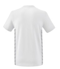 Erima Leisure T-shirt Essential Team - soft cotton blend, classic cut - white/grey Boys