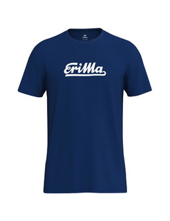 Erima Freizeit-Tshirt Retro 2.0 (100% Baumwolle) navyblau Herren