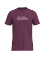 Erima Freizeit-Tshirt Retro 2.0 (100% Baumwolle) bordeauxrot Herren