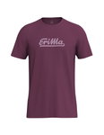 Erima Freizeit-Tshirt Retro 2.0 (100% Baumwolle) bordeauxrot Herren