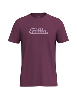 Erima Freizeit-Tshirt Retro 2.0 (100% Baumwolle) bordeauxrot Herren
