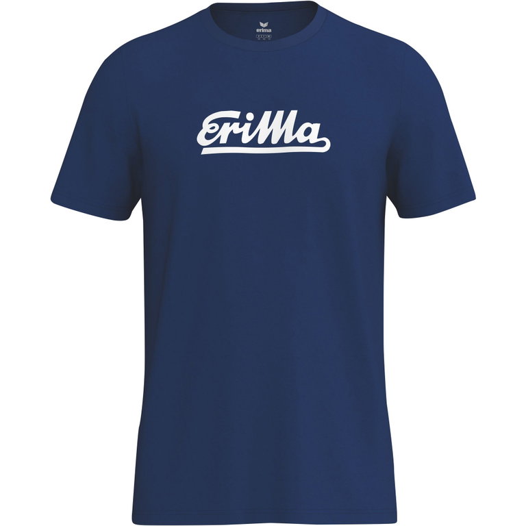 Erima Freizeit-Tshirt Retro 2.0 (100% Baumwolle) navyblau Herren