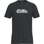 Erima Freizeit-Tshirt Retro 2.0 (100% Baumwolle) schwarz Herren