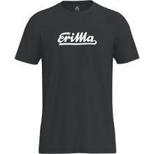 Erima Freizeit-Tshirt Retro 2.0 (100% Baumwolle) schwarz Herren