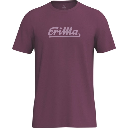 Erima Freizeit-Tshirt Retro 2.0 (100% Baumwolle) bordeauxrot Herren