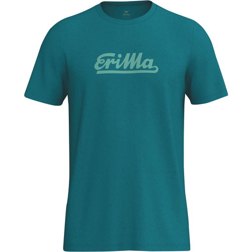 Erima Freizeit-Tshirt Retro 2.0 (100% Baumwolle) blau Herren