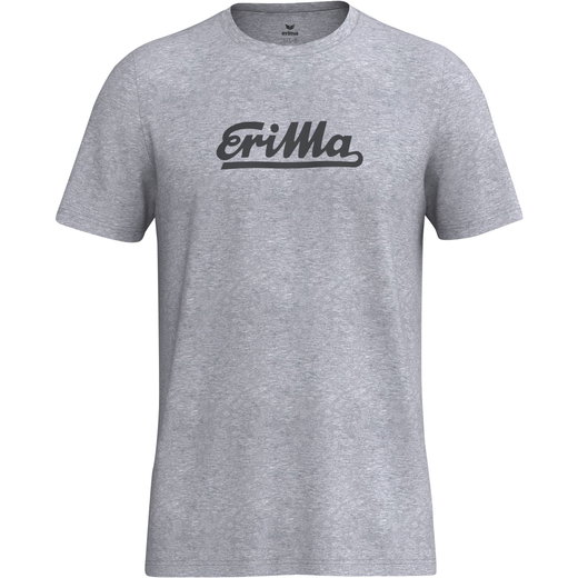 Erima Freizeit-Tshirt Retro 2.0 (100% Baumwolle) melangegrau Herren