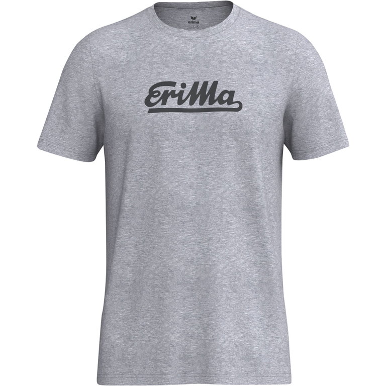 Erima Freizeit-Tshirt Retro 2.0 (100% Baumwolle) melangegrau Herren