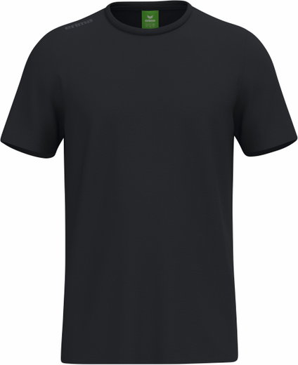Erima Freizeit-Tshirt Teamsport (100% Baumwolle) schwarz Herren