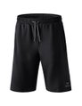 Erima Essential Sweat Shorts - soft cotton blend, light stretch - black men's shorts