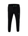 Erima Jogging Pants Essential Team Sweatpants (soft cotton blend, zip pockets) black/gray Men