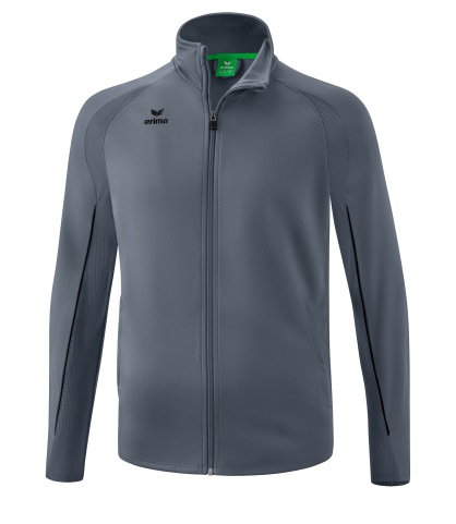 Erima Trainingsjacke Liga Star Polyester (Stehkragen, strapazierfähig) grau/schwarz Jungen