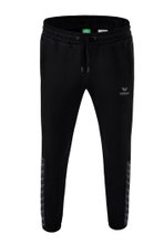 Erima Jogging Pants Essential Team Sweatpants (soft cotton blend, zip pockets) black/gray Boys